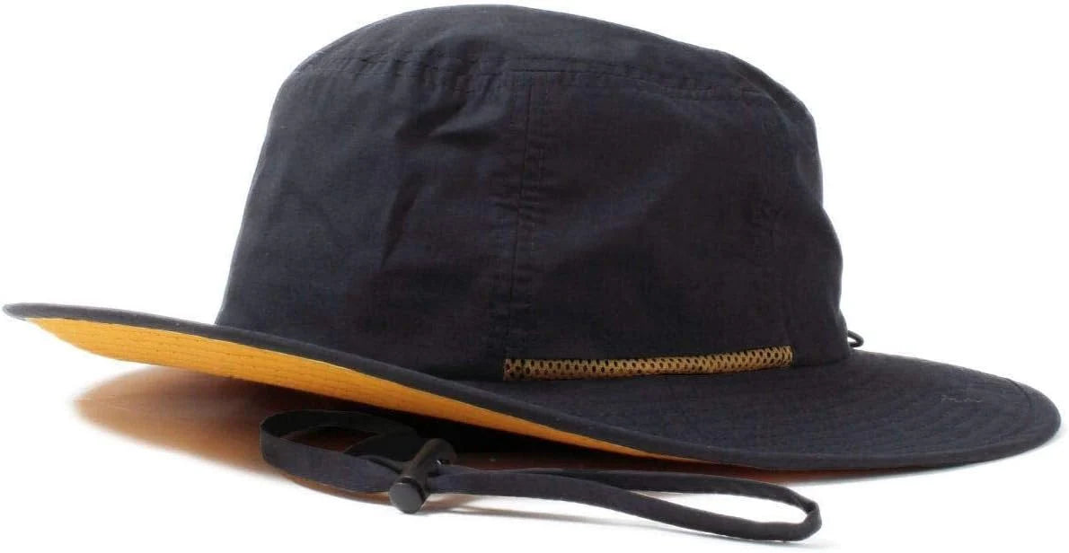 [ベーシクエンチ] サファリハット Teflon Safari Hat 撥水 手洗い UVカット 99.9% UPF50+ 日除け あご紐 洗える 雨の日 帽子 レディース メンズ フリーサイズ キッズサイズ ビッグサイズ