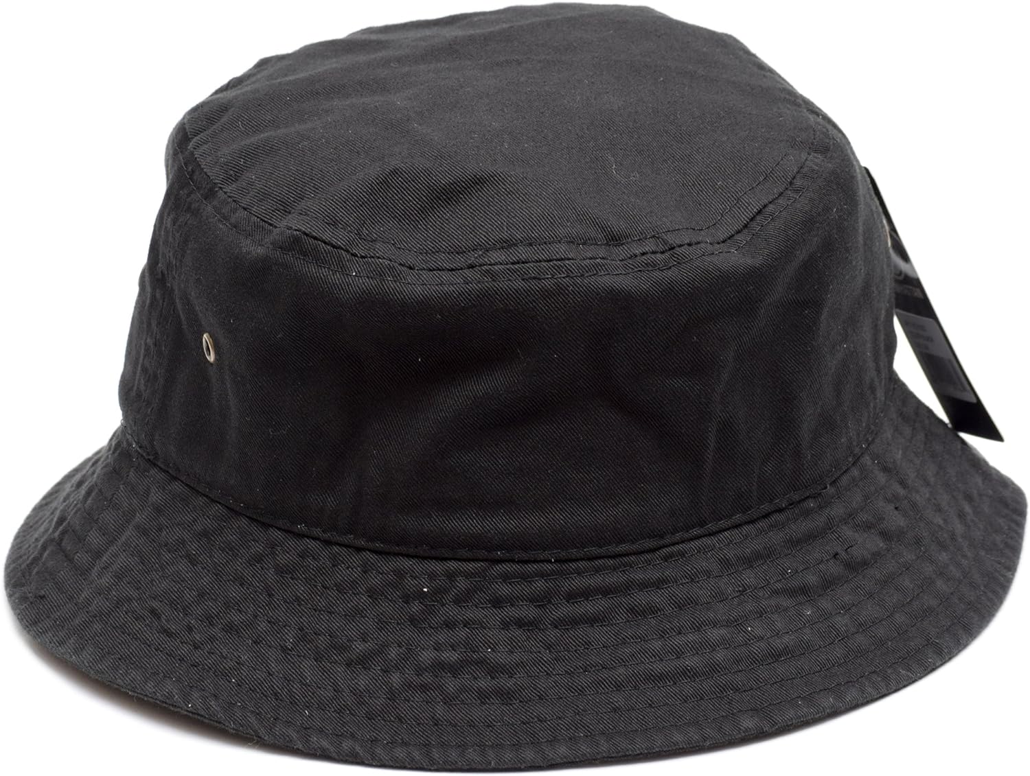 [ニューハッタン]NEWHATTAN ストーンウォシュ バケットハット 1500 ブラック L/XL(60cm～61cm) [並行輸入品]